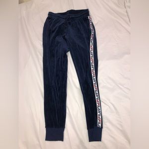 Fila velour tracksuit pants